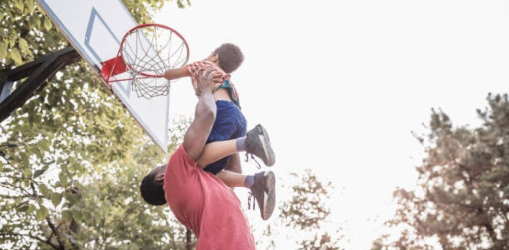 Basketball hoop height for 14 year old