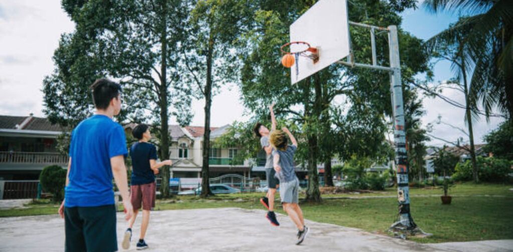 Basketball hoop height for 14 year old